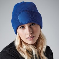 BC446 Circular Patch Printable Beanie